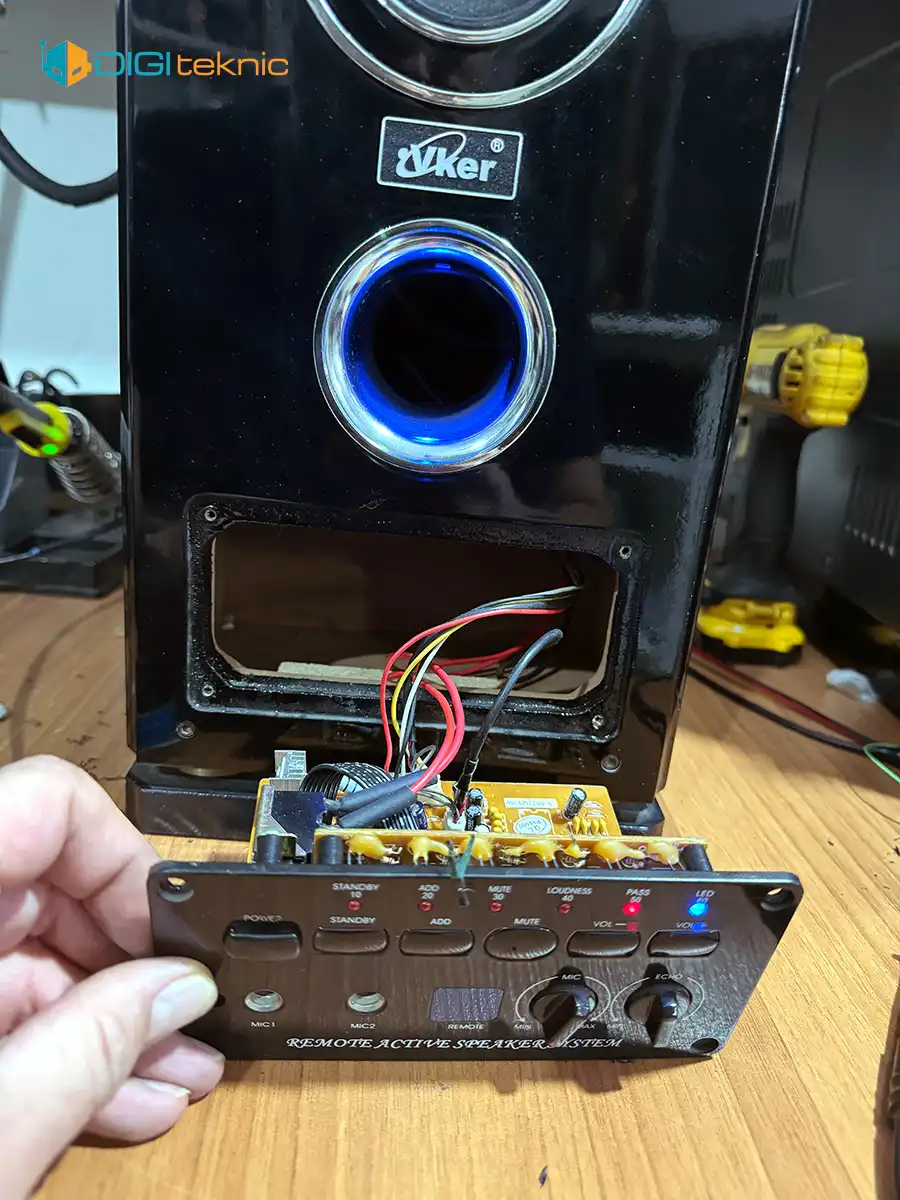 تعمیر اسپیکر 5 digiteknic speaker repair