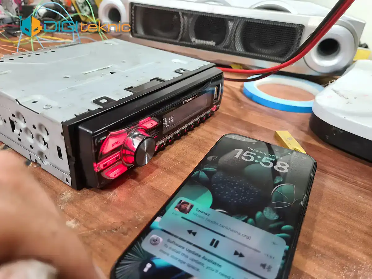 نصب بلوتوث روی ضبط 8 نصب بلوتوث روی ضبط ماشین