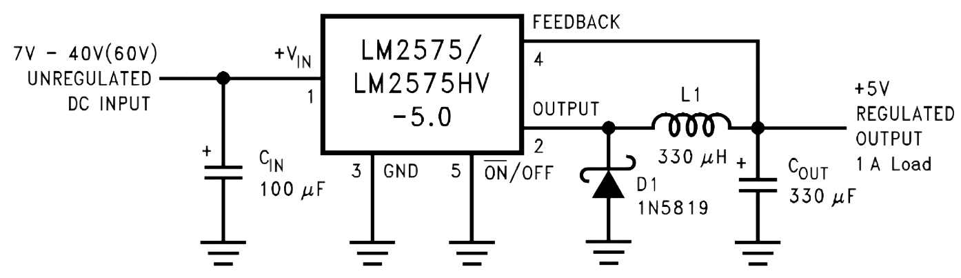 digiteknic voltage regulatorLM2575