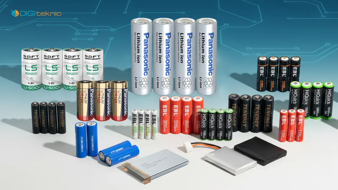 انواع باتری‌های قابل شارژ