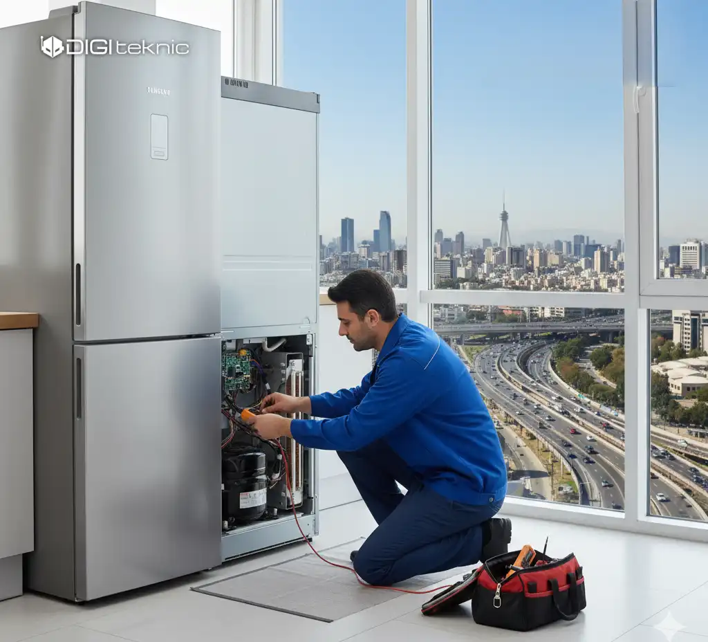 تعمیر انواع برندهای یخچال