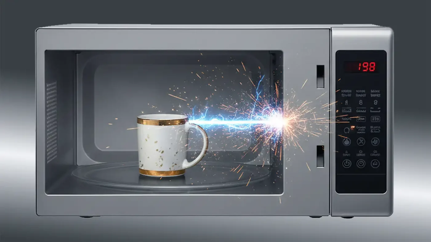 علت جرقه زدن ماکروفر