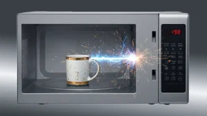 علت جرقه زدن ماکروفر