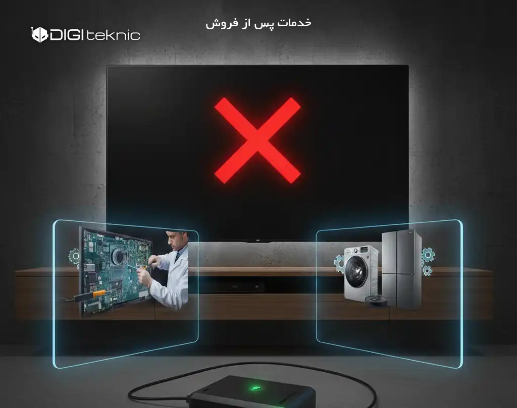 نگهداری و خدمات پس از فروش تلویزیون ال جی